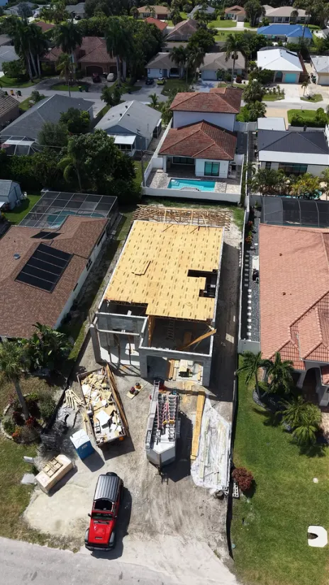 Drone view · site overview