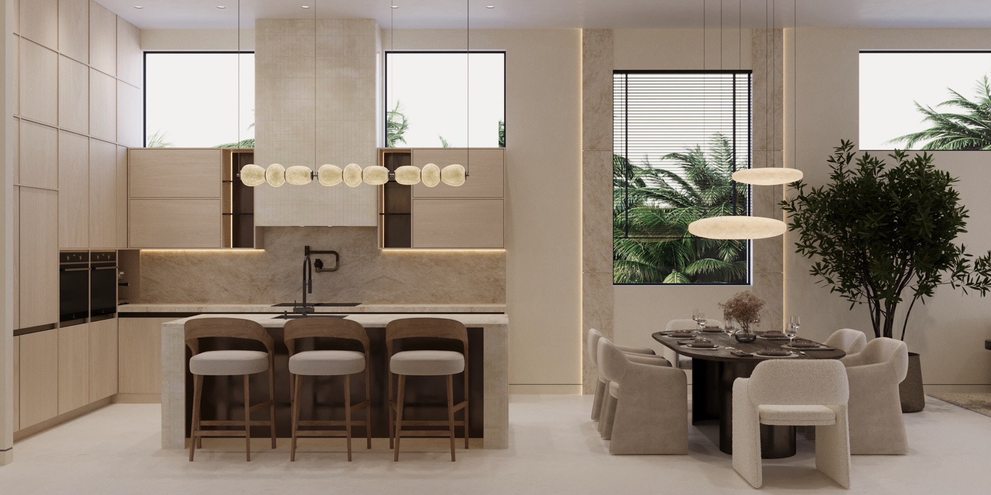 Kitchen and dining