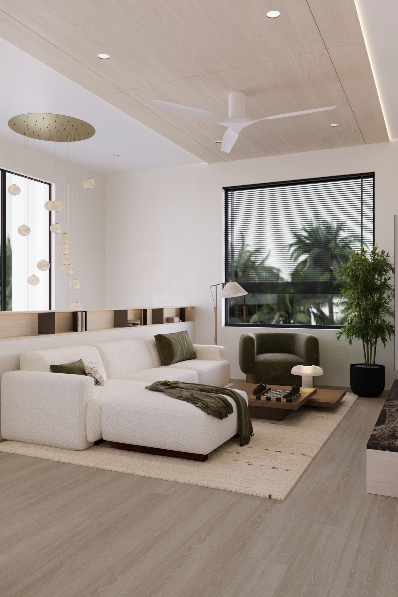 Second-floor lounge
